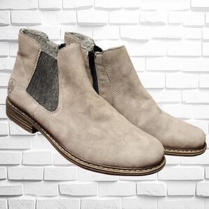 Rieker Comforto Chelsea Boots Antistress Size 41= US-10.5 Gray Color NWOT